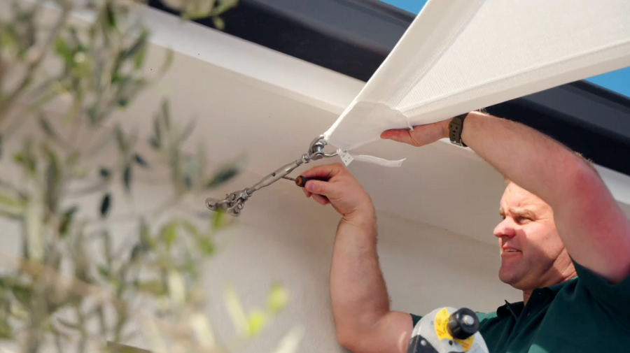 How to install your brand new shade sail?