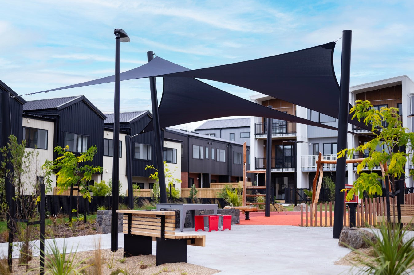 The Importance of Varying Heights for Shade Sail Mount Points