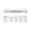 Turnbuckle Jaw-Jaw (Frame Type) SS 316-08mm