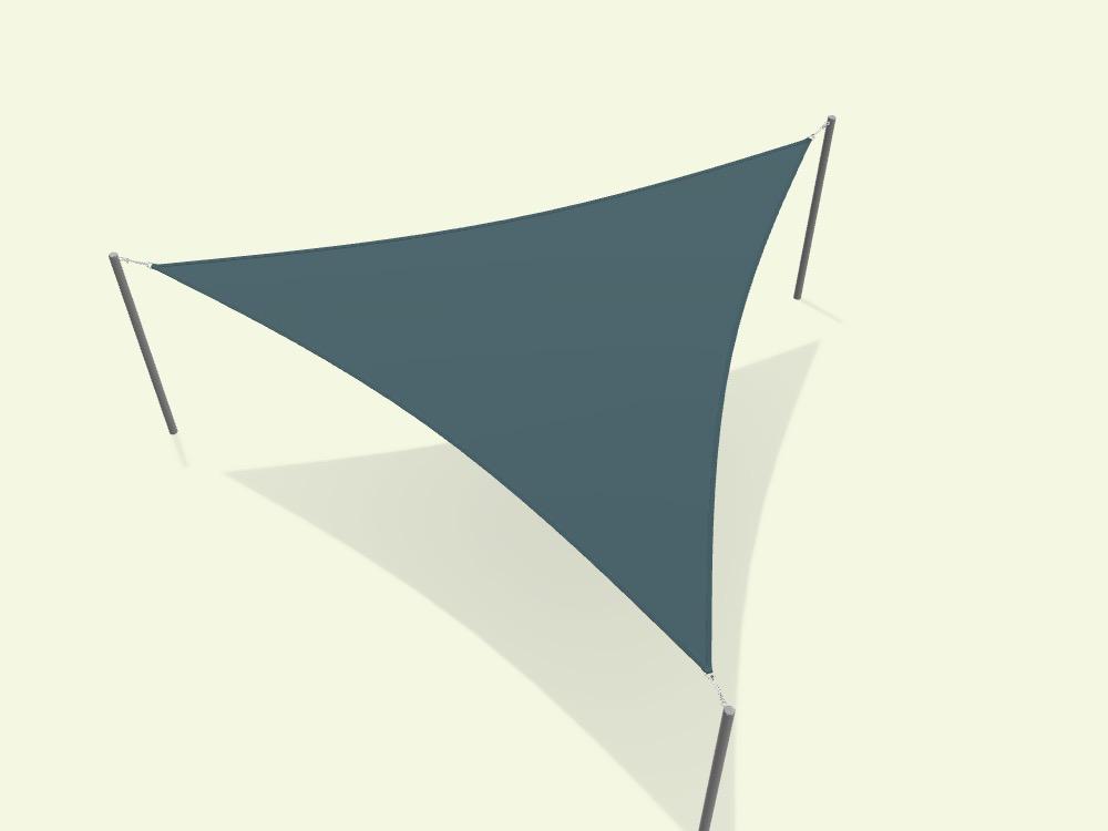 Equilateral Triangle Shade Sail - Custom Design Ref: TSKKJW