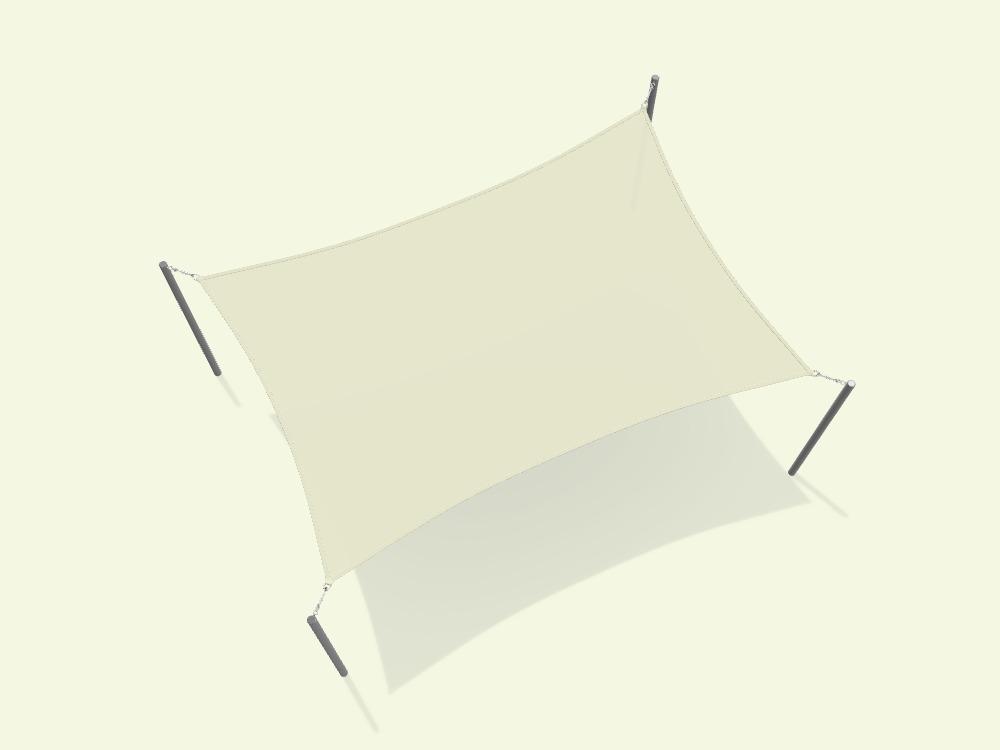 Rectangular Shade Sail - Custom Design Ref: 6W2SFY