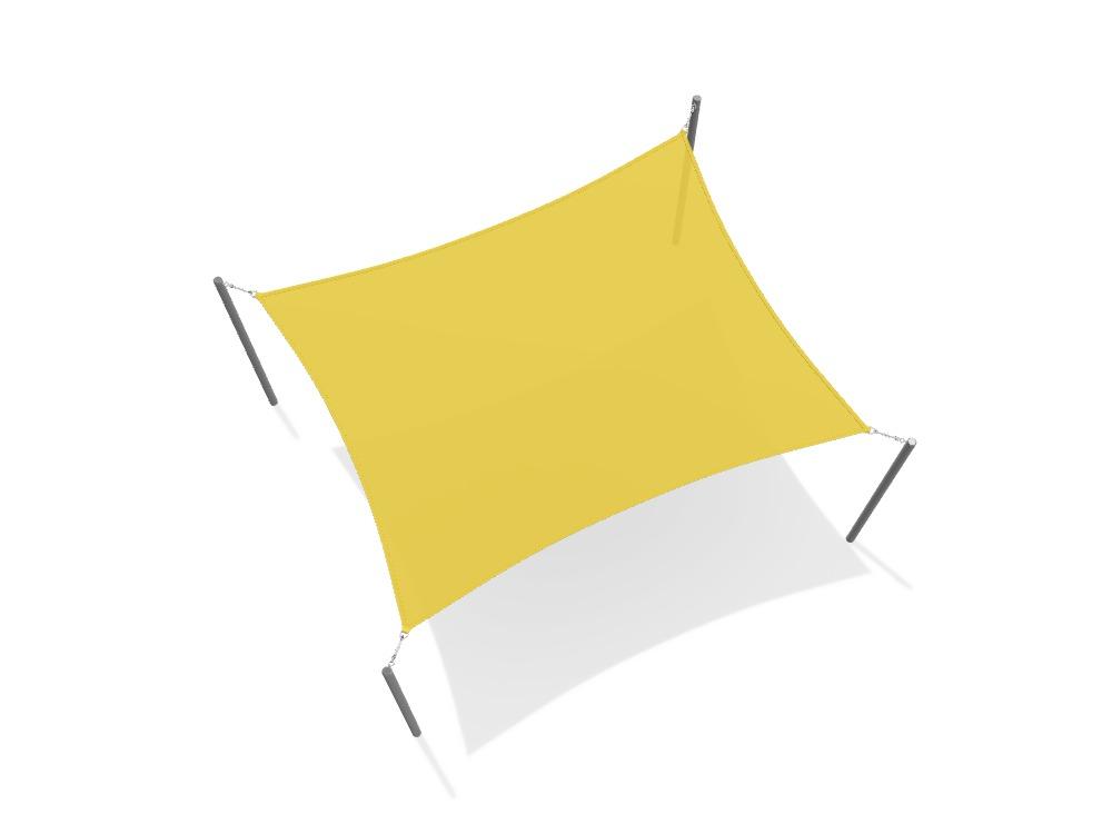 Rectangular Shade Sail - Custom Design Ref: 9HITJW