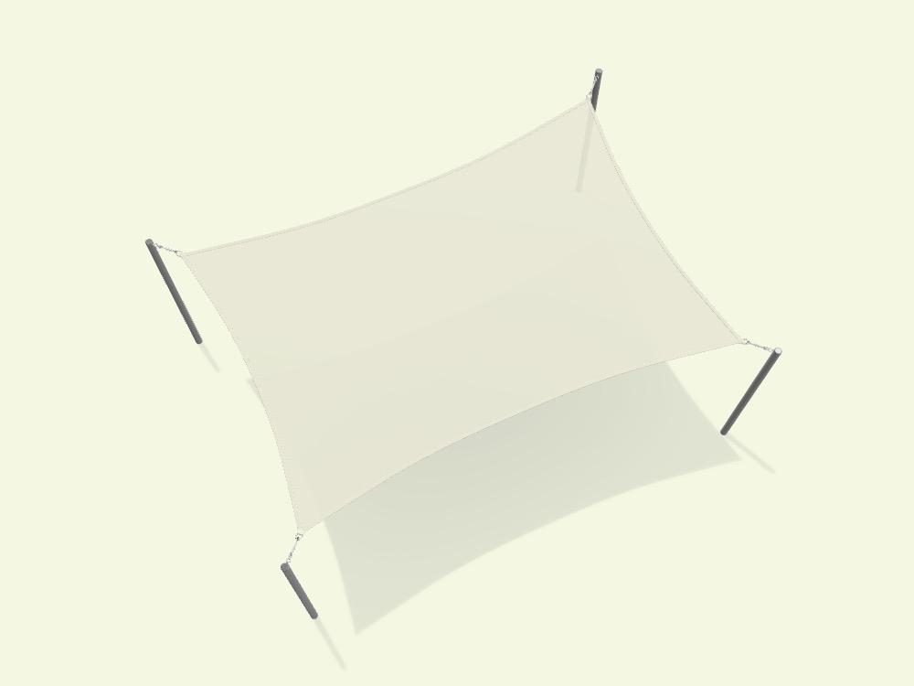 Rectangular Shade Sail - Custom Design Ref: CL8HDN