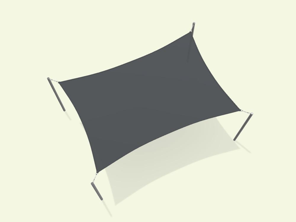 Rectangular Shade Sail - Custom Design Ref: CTMNMW