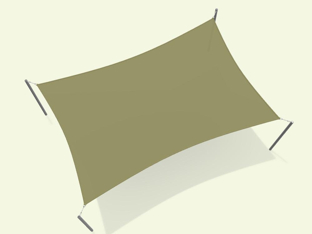 Rectangular Shade Sail - Custom Design Ref: CUEU6M