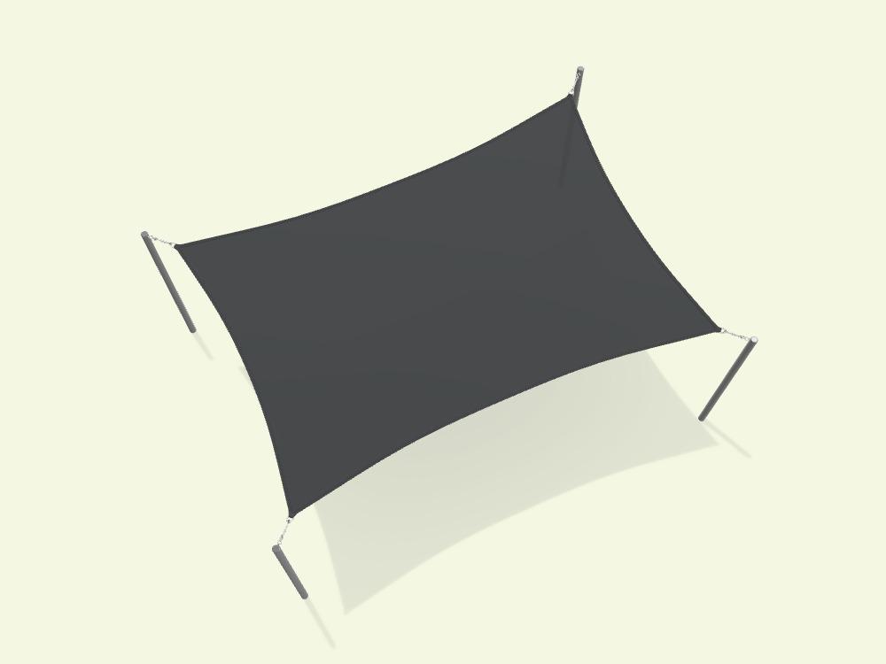 Rectangular Shade Sail - Custom Design Ref: EHKQ6R