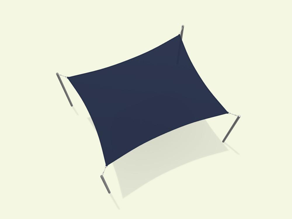 Rectangular Shade Sail - Custom Design Ref: GSJUW2