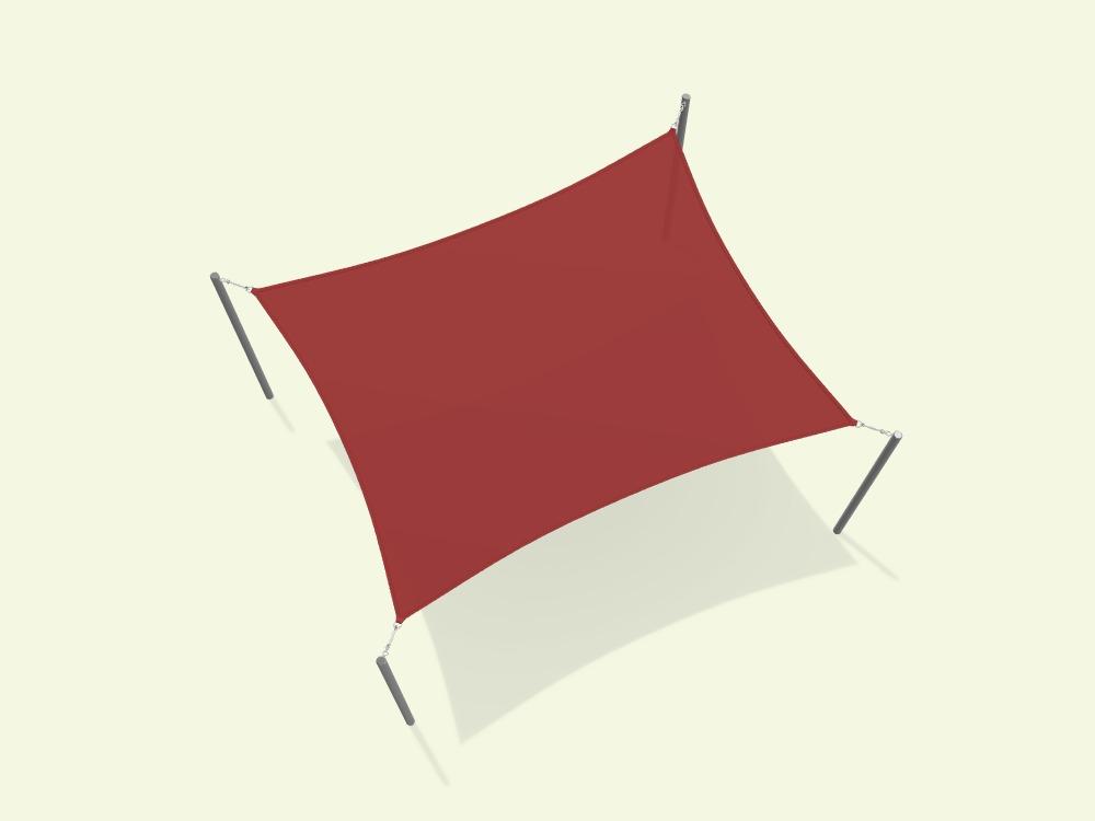 Rectangular Shade Sail - Custom Design Ref: HGEX6L