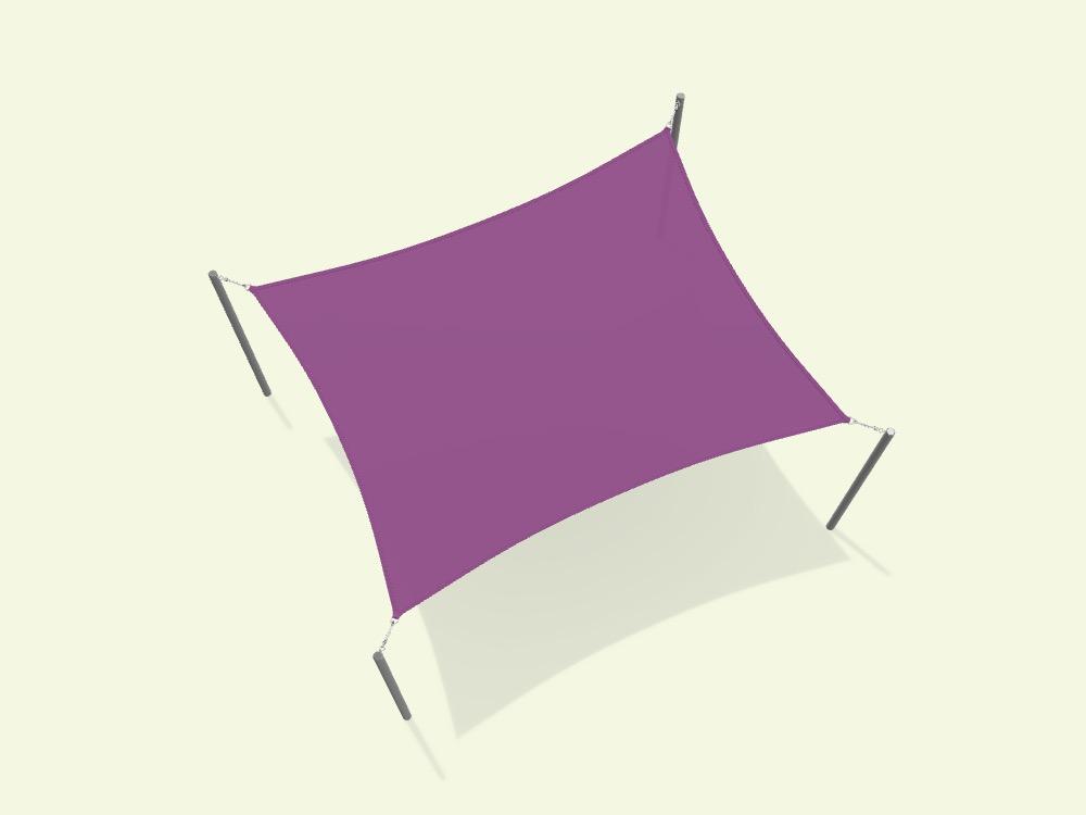 Rectangular Shade Sail - Custom Design Ref: I6IM96