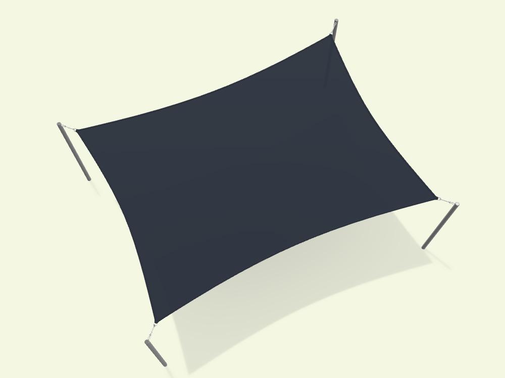 Rectangular Shade Sail - Custom Design Ref: I7SZLU