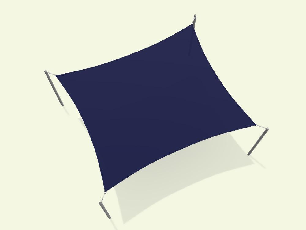 Rectangular Shade Sail - Custom Design Ref: S4QLP6