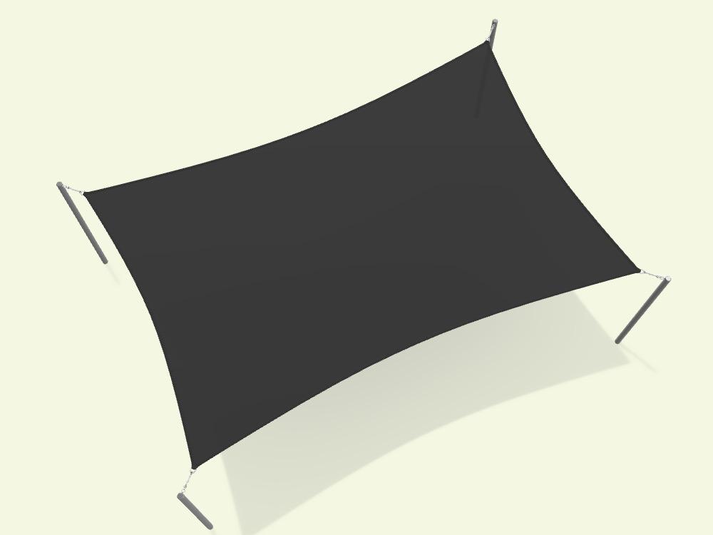 Rectangular Shade Sail - Custom Design Ref: UP12IG