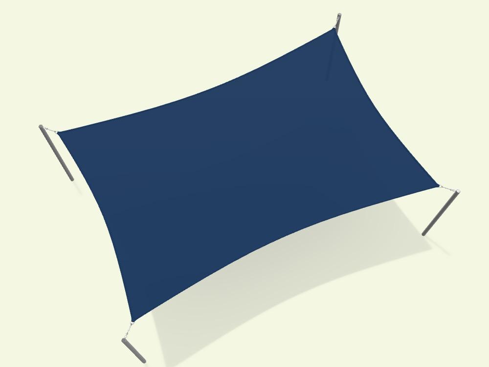 Rectangular Shade Sail - Custom Design Ref: UXAKSN