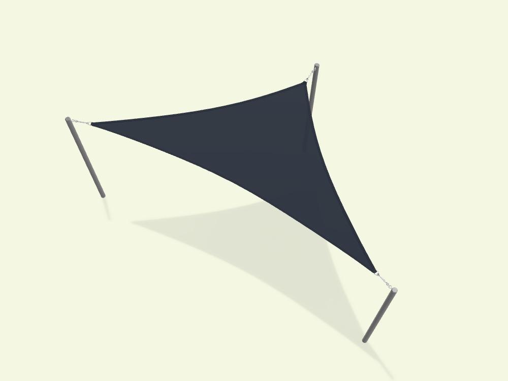 Right Angle Triangle Shade Sail - Custom Design Ref: ITNOOM