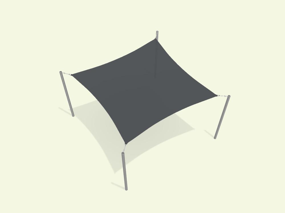 Square Shade Sail - Custom Design Ref: EXUUBH