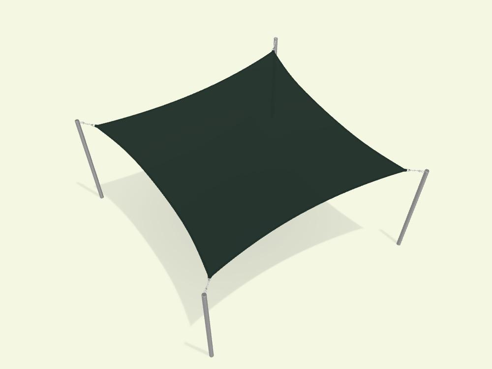 Square Shade Sail - Custom Design Ref: ZHLSRF