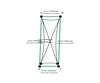 Custom Monotec 370 Shade Sail - Chino Cream - 4 Corner - Technical Drawing